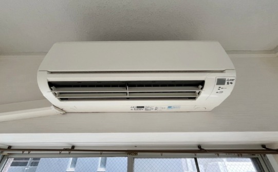 エアコン完備で年中快適に過ごせます♪