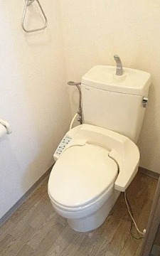 嬉しい温水洗浄機能つき