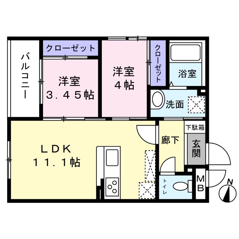 画像の間取りは現状を優先いたします。