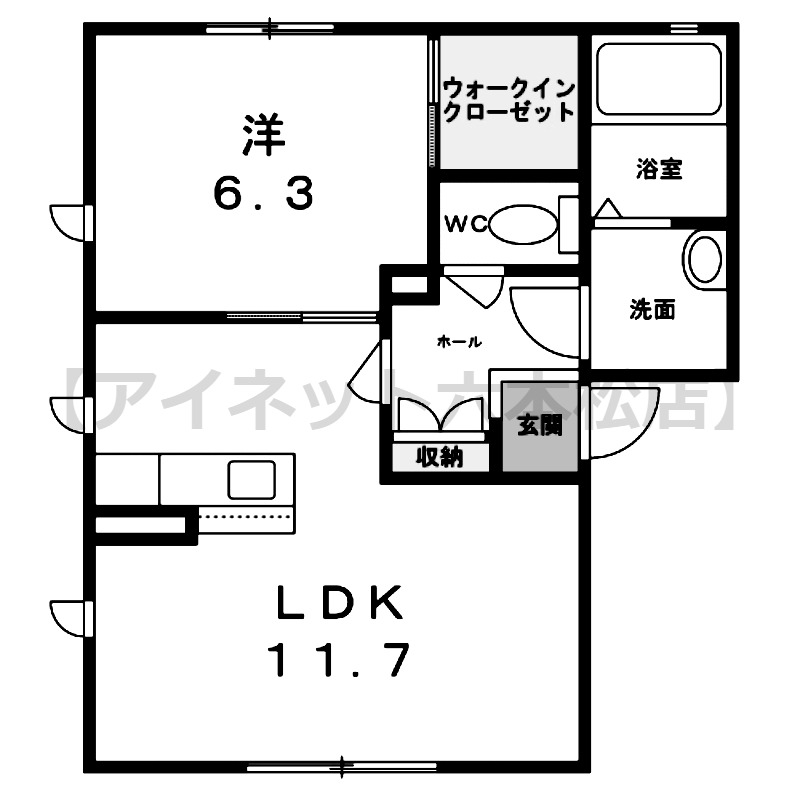 画像の間取りは現状を優先いたします。