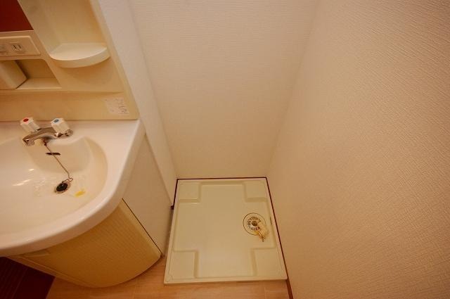 洗濯機置き場はこちら