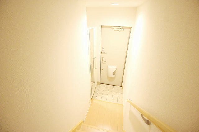 玄関はこのようになってます。