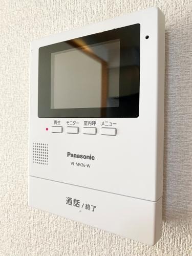 モニター付きで安心です。