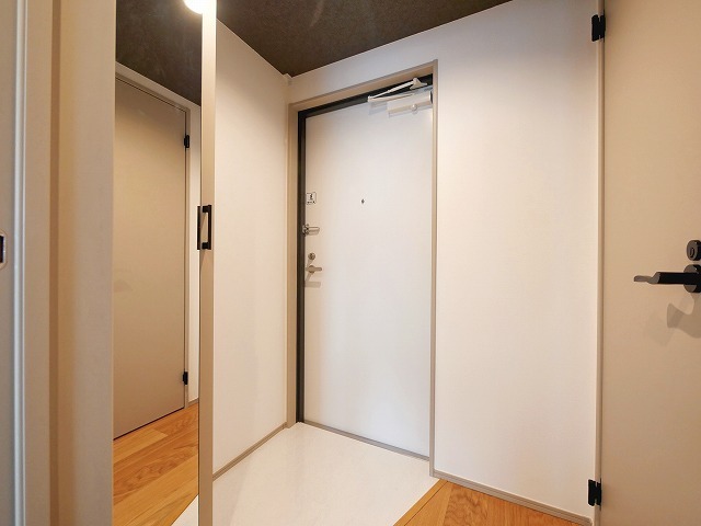あかるい玄関でお出迎え