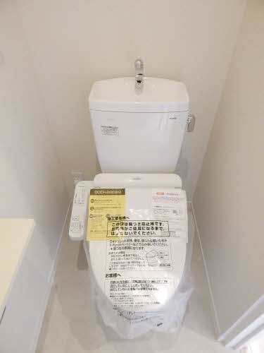 温水洗浄便座付きです