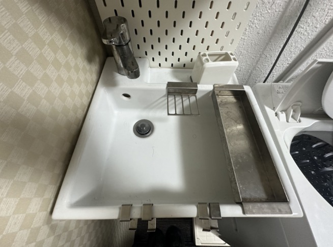 洗面スペースもしっかり確保できております