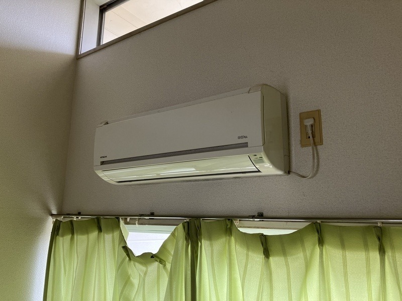 エアコン完備で年中快適に過ごせます
