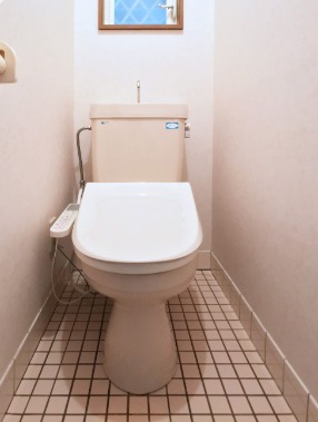 清潔感のあるトイレです