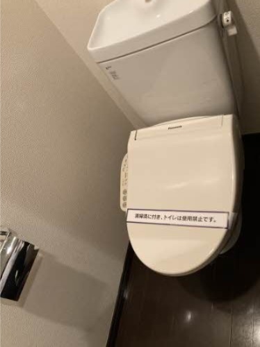 温水洗浄便座付きです
