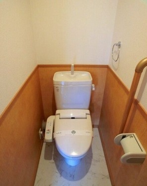 温水洗浄便座付きです