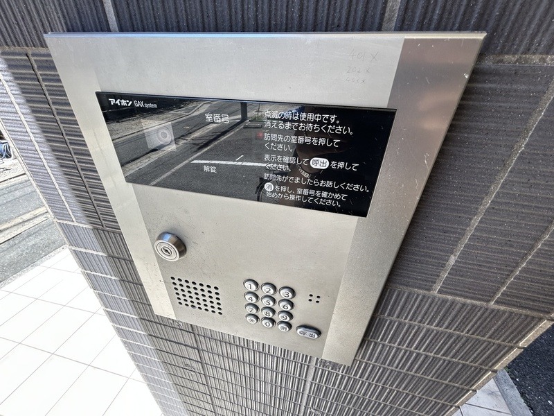 オートロック付きで安心です