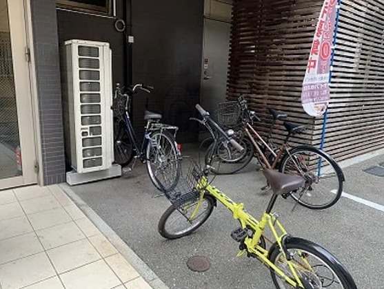 自転車置き場ございます