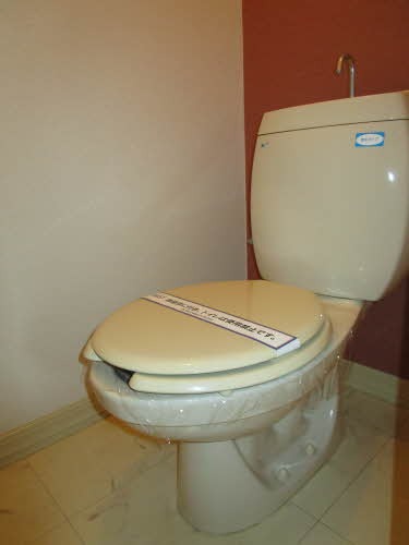 清潔感のあるトイレですね