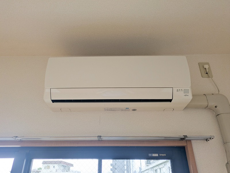 エアコン完備で年中快適に過ごせます♪