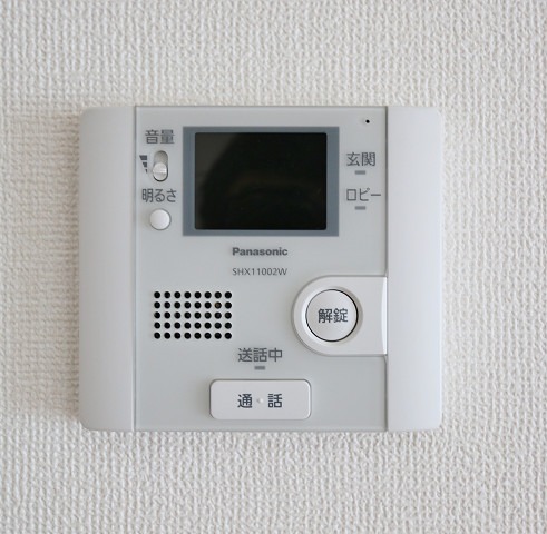 モニタ付きで来客時も安心