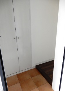 開放感のある玄関です