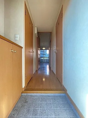 開放感のある玄関です