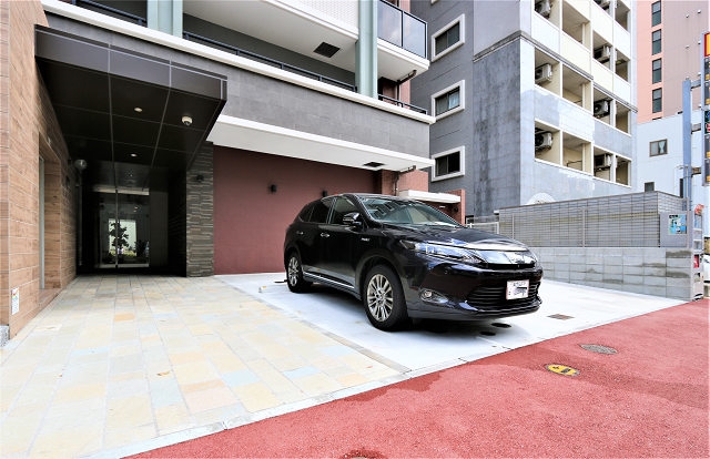 駐車場も付いてます