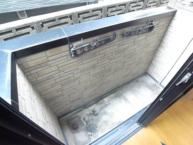 洗濯物たくさん干せます。