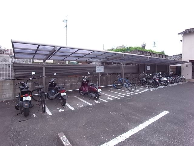 駐輪場はこちらです。