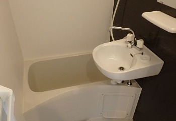 洗面台付きです