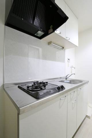 2口コンロのシステムキッチン