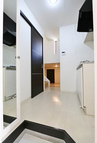 開放感のある玄関ですね