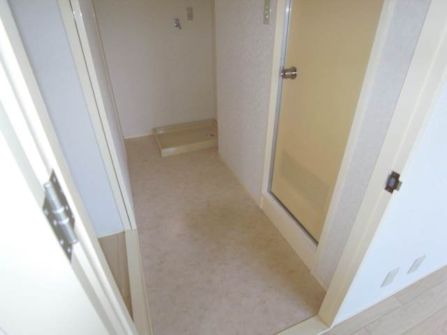 うれしい室内洗濯機置き場