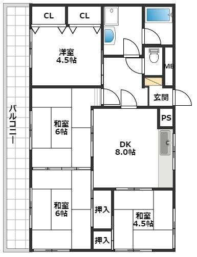 間取り・設備・写真は現状優先です