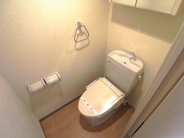 清潔感のあるトイレです
