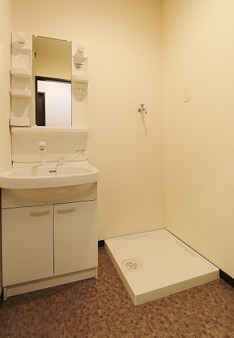 朝の身支度はこちらですね