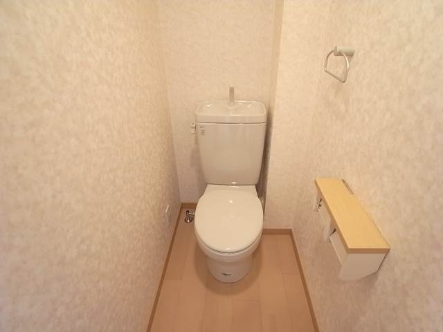 清潔感のあるトイレですね