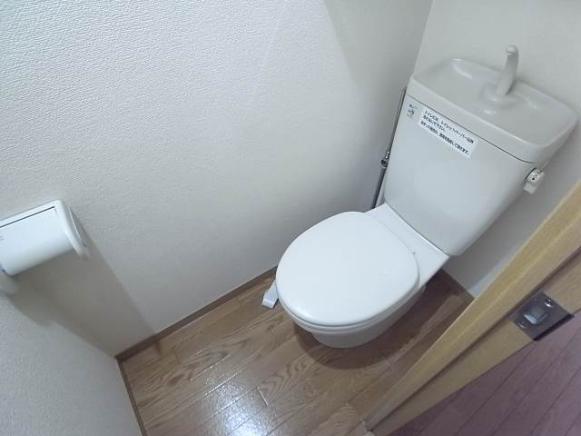 清潔感のあるトイレですね。
