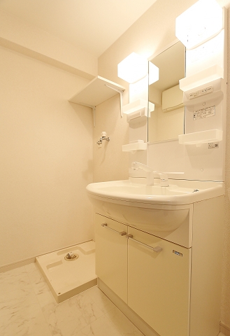 洗面所でバッチリ決めましょう