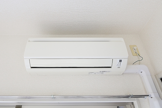 エアコン付きで年中快適に過ごせます