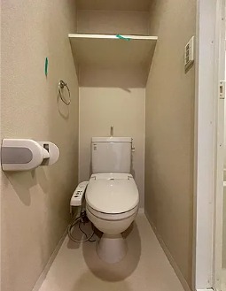 温水洗浄便座付きです