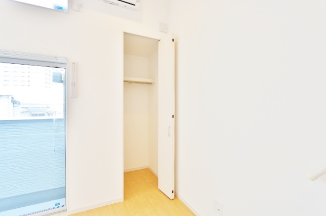 クローゼットがありお部屋スッキリ