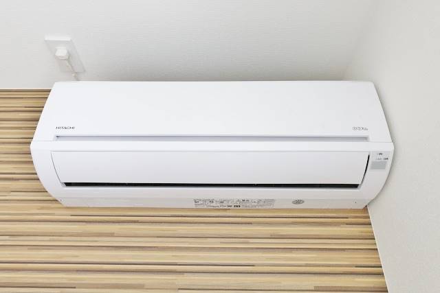 エアコン付きで年中快適に過ごせます