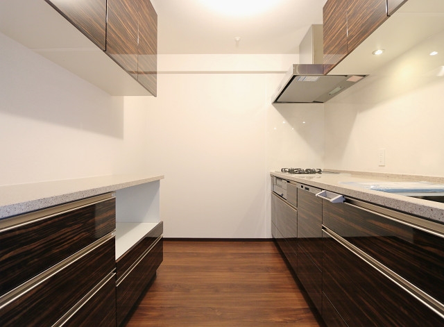 キッチン収納も充実しており、食器棚も不要です