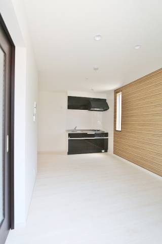 白基調のオシャレなリビング