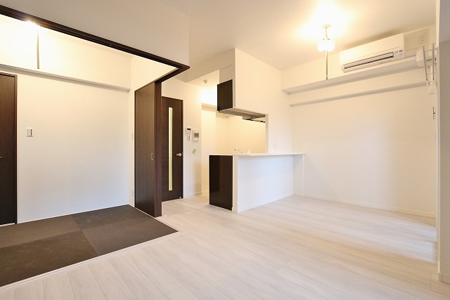 約12帖ある使いやすいリビングです