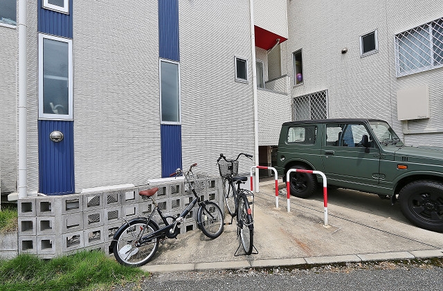 駐輪場もあります