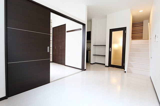 約10帖のオシャレなリビングです