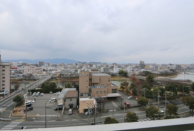 隔たりもなく眺望良好です