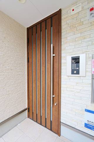 オートロック付きなのでセキュリティもばっちり