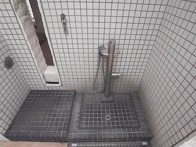 ペットの足洗い場です