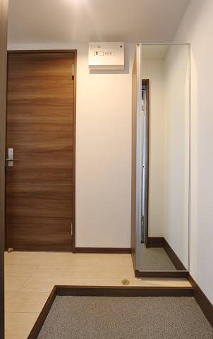 玄関は広く確保されてますね