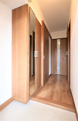 開放感のある広い玄関です