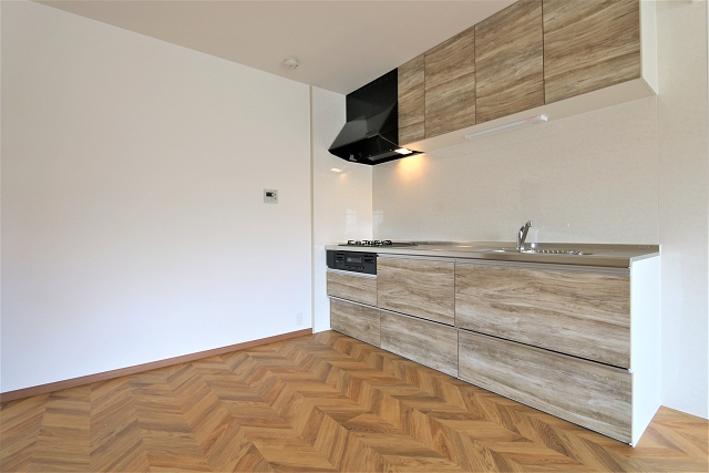 作業スペースが広いので、料理がはかどるキッチンです