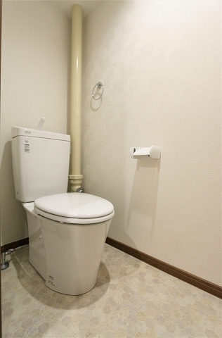 トイレ空間も広々しています